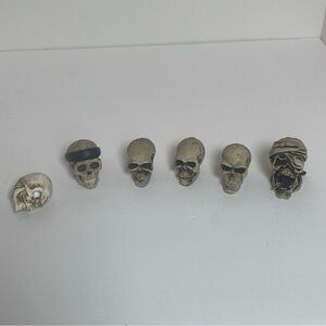 Spooky Halloween Skull Design Mini Trinket Set